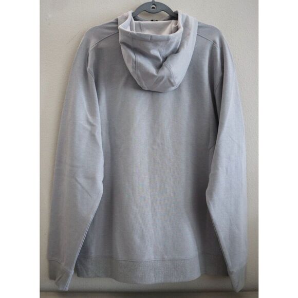 Old Navy Active Men Sz XL-Tall Light Heather Gray Dynamic Fleece 4.0 Zip Hoodie - Picture 2 of 7